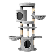 Load image into Gallery viewer, i.Pet Cat Tree Tower Scratching Post Scratcher Wood Condo House Toys Bed 123cm
