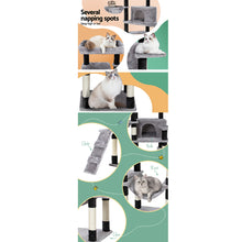 Load image into Gallery viewer, i.Pet Cat Tree Tower Scratching Post Scratcher Wood Condo House Play Bed 161cm
