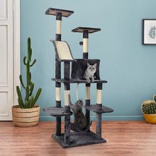 Load image into Gallery viewer, i.Pet Cat Tree 171cm Trees Scratching Post Scratcher Tower Condo House Furniture Wood
