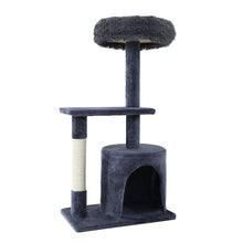 Load image into Gallery viewer, i.Pet Cat Tree Scratching Post Scratcher Tower Condo House Grey 94cm
