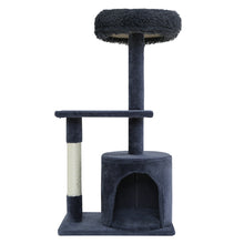 Load image into Gallery viewer, i.Pet Cat Tree Scratching Post Scratcher Tower Condo House Grey 94cm
