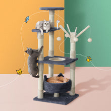 Load image into Gallery viewer, i.Pet Cat Tree Scratching Post Scratcher Cat Tree Tower Condo House toys 110cm
