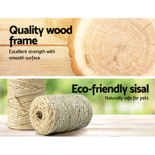 Load image into Gallery viewer, i.Pet Cat Tree 140cm Trees Scratching Post Scratcher Tower Condo House Furniture Wood
