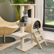 Load image into Gallery viewer, i.Pet Cat Tree Trees Scratching Post Scratcher Condo Tower House Bed Beige 100cm
