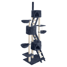 Load image into Gallery viewer, i.Pet Cat Tree Trees Scratching Post Scratcher Tower Condo House Grey 244cm
