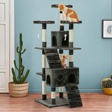 Load image into Gallery viewer, i.Pet Cat Tree 180cm Trees Scratching Post Scratcher Tower Condo House Furniture Wood
