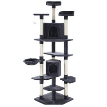 Load image into Gallery viewer, i.Pet Cat Tree 203cm Trees Scratching Post Scratcher Tower Condo House Furniture Wood
