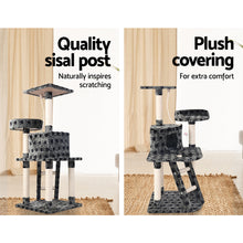 Load image into Gallery viewer, i.Pet Cat Tree 120cm Trees Scratching Post Scratcher Tower Condo House Furniture Wood 120cm
