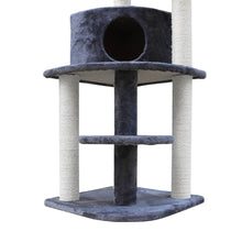 Load image into Gallery viewer, i.Pet Cat Tree Trees Scratching Post Scratcher Tower Condo House Grey 126cm
