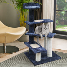 Load image into Gallery viewer, i.Pet Cat Tree 100cm Trees Scratching Post Scratcher Tower Condo House Furniture Wood Steps
