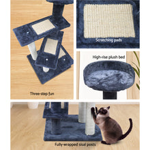 Load image into Gallery viewer, i.Pet Cat Tree 100cm Trees Scratching Post Scratcher Tower Condo House Furniture Wood Steps
