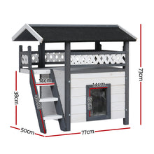 Load image into Gallery viewer, i.Pet Rabbit Hutch Cat House Shelter Outdoor Wooden Small Dog Pet Houses Kennel
