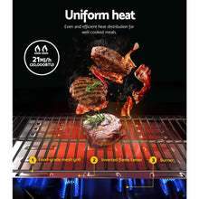 Load image into Gallery viewer, Grillz Portable Gas BBQ LPG Oven Camping Cooker Grill 2 Burners Stove Outdoor
