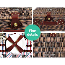 Load image into Gallery viewer, Alfresco 4 Person Picnic Basket Outdoor with Blanket
