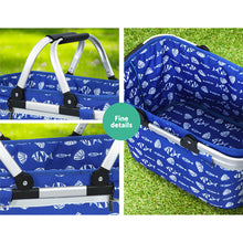 Load image into Gallery viewer, Alfresco Picnic Bag Basket Foldable Hamper for Camping Hiking; Insulated
