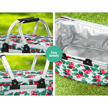 Load image into Gallery viewer, Alfresco Picnic Bag Basket Hamper Camping Hiking Insulated Lunch Cooler
