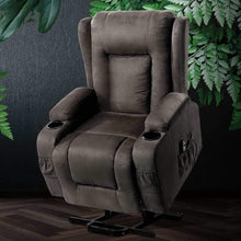 Load image into Gallery viewer, Premium Heated Massage Electric Recliner Chair With Lift-Health &amp; Beauty-The White Mall
