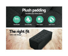 Load image into Gallery viewer, Premium Storage Ottoman - Charcoal-Furniture-The White Mall
