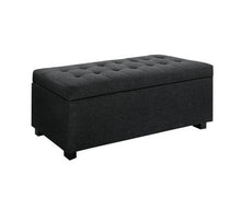 Load image into Gallery viewer, Premium Storage Ottoman - Charcoal-Furniture-The White Mall
