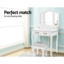Load image into Gallery viewer, French style interior with dressing table stool.
