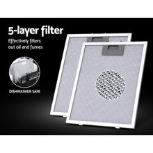 Load image into Gallery viewer, Devanti Pyramid Range Hood Rangehood 600mm 60cm Kitchen Canopy Black
