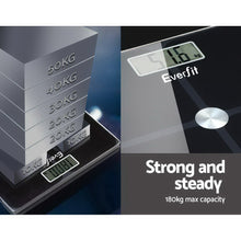 Load image into Gallery viewer, Everfit Bathroom Scales Digital Weighing Scale 180KG Electronic Monitor Tracker
