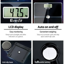 Load image into Gallery viewer, Everfit Bathroom Scales Digital Weighing Scale 180KG Electronic Monitor Tracker
