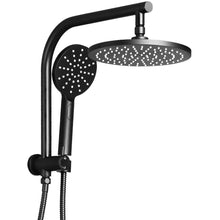 Load image into Gallery viewer, Cefito WELS 9&#39;&#39; Rain Shower Head Set Round Handheld High Pressure Wall Black
