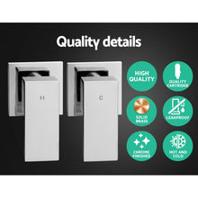 Load image into Gallery viewer, Cefito WELS 9&#39;&#39; Rain Shower Head Taps Round Handheld High Pressure Wall Chrome
