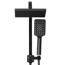 Load image into Gallery viewer, Cefito WELS 8&#39;&#39; Rain Shower Head Set Square Handheld High Pressure Wall Black

