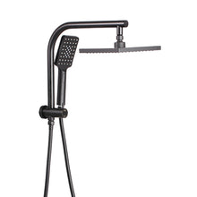 Load image into Gallery viewer, Cefito WELS 8&#39;&#39; Rain Shower Head Set Square Handheld High Pressure Wall Black
