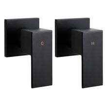 Load image into Gallery viewer, Cefito Bathroom Taps Faucet Rain Shower Head Set Hot And Cold Diverter DIY Black
