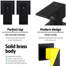 Load image into Gallery viewer, Cefito Bathroom Taps Faucet Rain Shower Head Set Hot And Cold Diverter DIY Black
