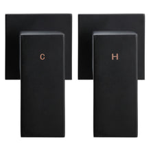 Load image into Gallery viewer, Cefito WElS 8&#39;&#39; Rain Shower Head Taps Square High Pressure Wall Arm DIY Black
