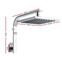 Load image into Gallery viewer, Cefito WElS 8&#39;&#39; Rain Shower Head Set Square High Pressure Wall Arm DIY Chrome
