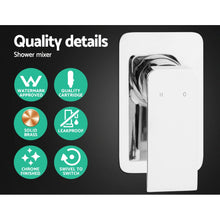 Load image into Gallery viewer, Cefito WElS 8&#39;&#39; Rain Shower Head Mixer Square High Pressure Wall Arm DIY Chrome

