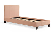 Load image into Gallery viewer, Single PU Leather Bed Frame Pink

