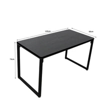 Load image into Gallery viewer, Sleek Black Office Desk for Study, Computer Table, Home Workstation, Nook, Laptop-The White Mall-The White Mall
