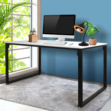 Load image into Gallery viewer, Sleek White &amp; Black Stylish Office Desk for Computer, Study, Home, Workstation, Bedroom-The White Mall-The White Mall
