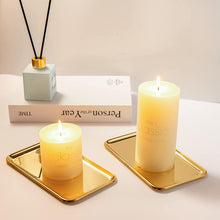 Load image into Gallery viewer, Small Gold Decorative Tray-Decorative Trays-The White Mall
