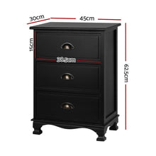 Load image into Gallery viewer, Sophisticated Black Bedside Table, Side Table or Console-Furniture-The White Mall
