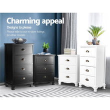 Load image into Gallery viewer, Sophisticated Black Bedside Table, Side Table or Console-Furniture-The White Mall
