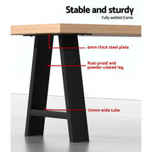 Load image into Gallery viewer, Artiss Set of 2 Table Legs Coffee Dining Table Legs DIY Metal Leg 40X30cm
