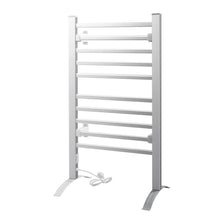 Load image into Gallery viewer, Devanti Electric Heated Towel Rail Rails Warmer Rack Aluminium 10 Bars
