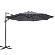 Load image into Gallery viewer, Instahut Outdoor Umbrella 3M Roma Cantilever Beach Furniture Garden 360 Degree Charcoal
