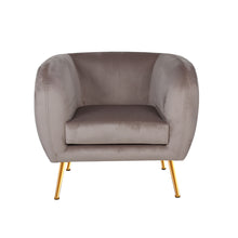 Load image into Gallery viewer, Artiss Armchair Lounge Chair Accent Armchair Velvet Beige
