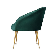 Load image into Gallery viewer, Artiss Armchair Lounge Chair Accent Armchair Velvet Green
