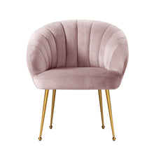 Load image into Gallery viewer, Artiss Armchair Lounge Chair Armchair Accent Velvet Pink

