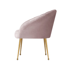 Load image into Gallery viewer, Artiss Armchair Lounge Chair Armchair Accent Velvet Pink
