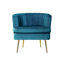 Load image into Gallery viewer, Artiss Armchair Lounge Chair Accent Armchair Velvet Navy Blue
